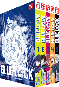 Bild von Nomura, Yusuke: Blue Lock - Band 1-5 im Sammelschuber
