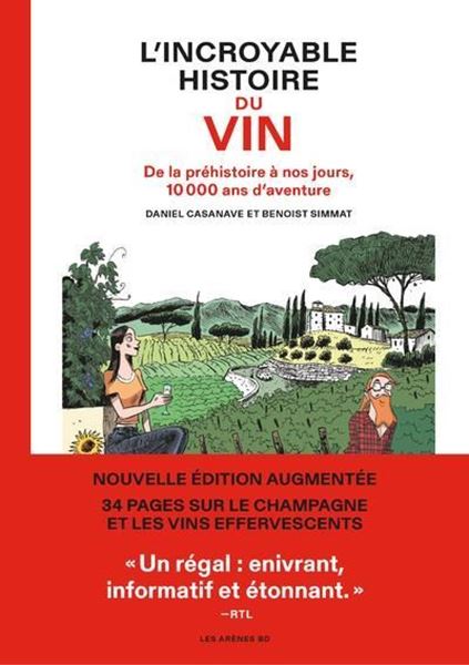 Bild von Simmat, Benoist: L'incroyable histoire du vin de la préhistoire à nos jours, 10 000 ans d'aventure