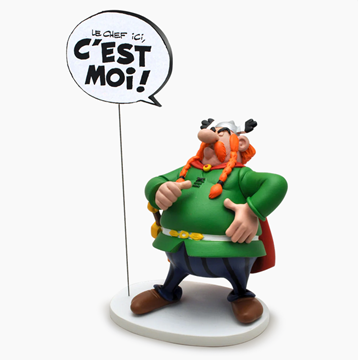 Bild von Asterix Comicfigur: Collection Bulles: Le chef ici, c'est moi!