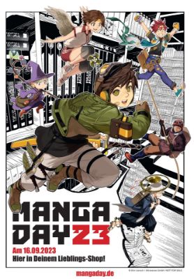 Manga Day 2023, Samstag 16. September 2023. 10-17 Uhr