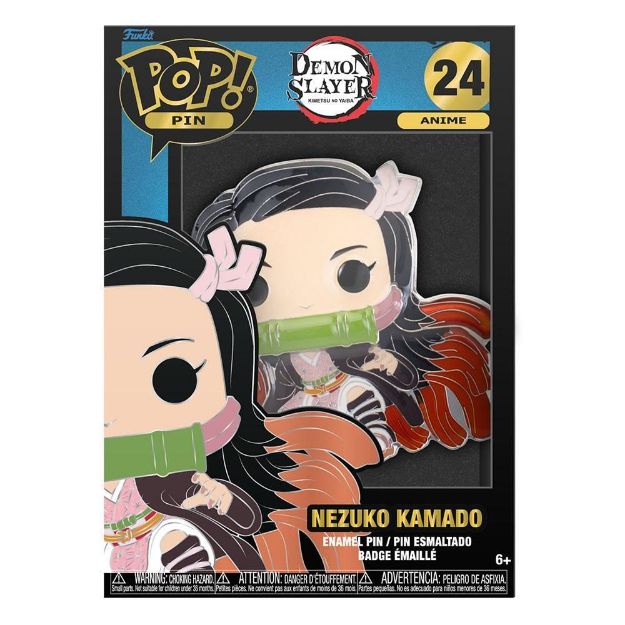 Bild von Demon Slayer POP! Ansteck-Pin Nezuko Kamado, 10 cm