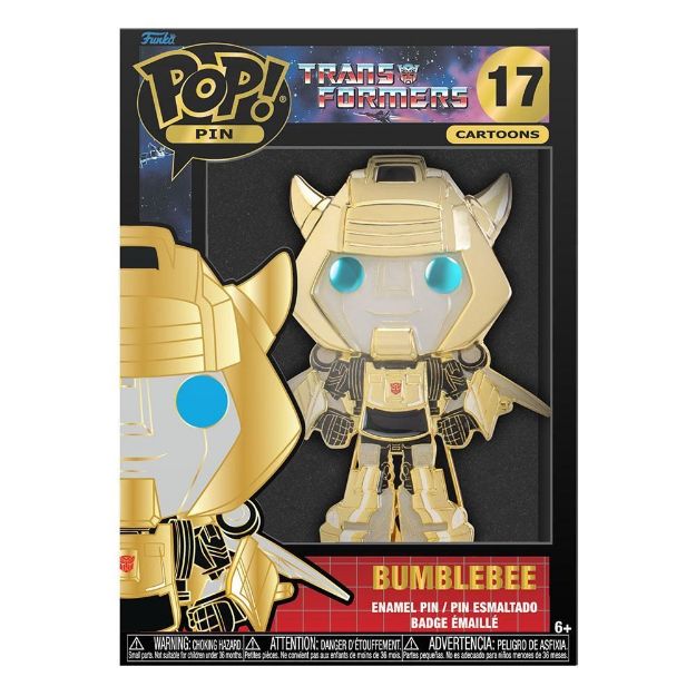 Bild von Transformers POP! Ansteck-Pin Bumblebee, 10 cm