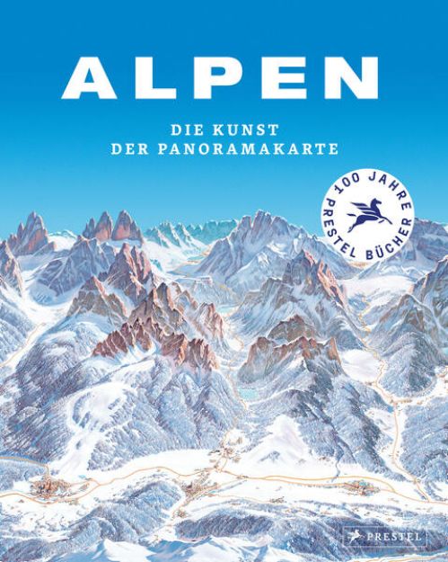 Bild von Alpen. Die Kunst der Panoramakarte von Tom Dauer