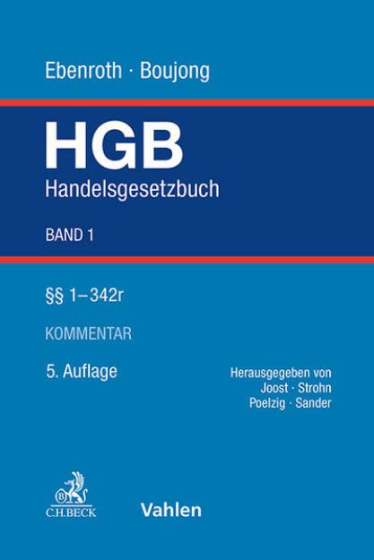 Bild zu Handelsgesetzbuch Bd. 1: §§ 1-342r von Karlheinz Boujong