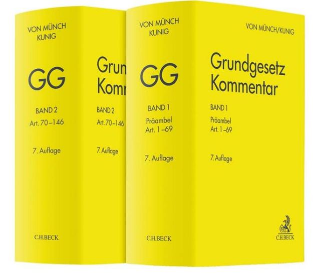 Bild zu Grundgesetz-Kommentar Gesamtwerk von Ingo von (Hrsg.) Münch