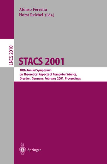 Bild zu STACS 2001 von Afonso (Hrsg.) Ferreira