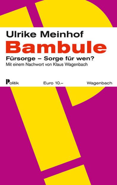 Bild von Bambule von Ulrike Marie Meinhof