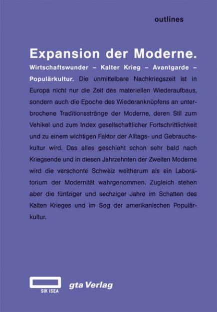 Bild von Expansion der Moderne von Juerg (Hrsg.) Albrecht