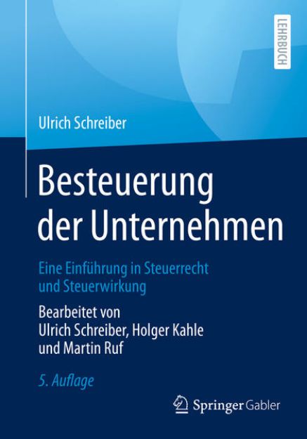 Bild von Besteuerung der Unternehmen von Ulrich Schreiber