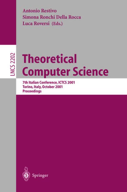 Bild zu Theoretical Computer Science von Antonio (Hrsg.) Restivo