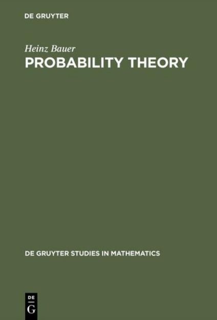 Bild zu Probability Theory von Heinz Bauer