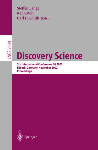 Bild zu Discovery Science von Steffen (Hrsg.) Lange