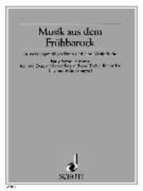 Bild von Musik aus dem Frühbarock von Helmut (Hrsg.) Mönkemeyer