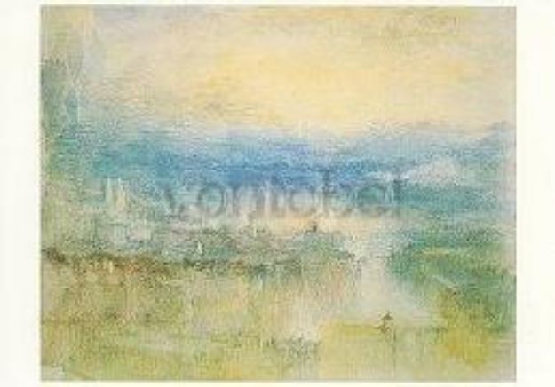 Bild von Postkarte / Zürich: Musterstudie, 1841/42 von J. M. William (Künstler) Turner