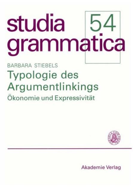 Bild von Typologie des Argumentlinkings von Barbara Stiebels