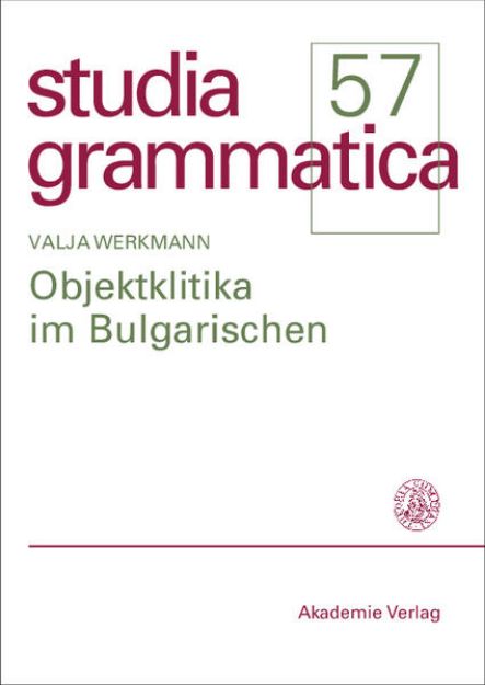 Bild von Objektklitika im Bulgarischen von Valja Werkmann