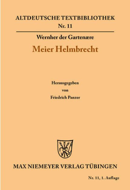 Bild von Meier Helmbrecht von Wernher der Gartenære