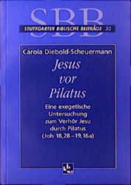 Bild von Jesus vor Pilatus von Carola Diebold-Scheuermann