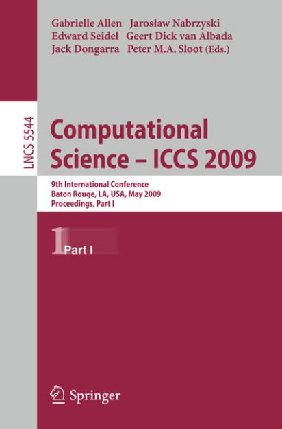 Bild von Computational Science - ICCS 2009 von Gabrielle (Hrsg.) Allen