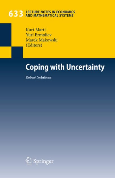 Bild von Coping with Uncertainty von Kurt (Hrsg.) Marti