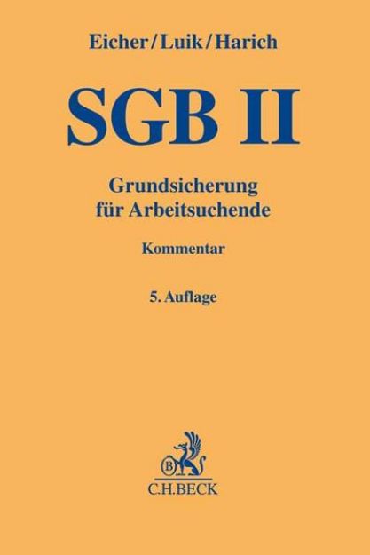 Bild von SGB II von Wolfgang (Hrsg.) Eicher