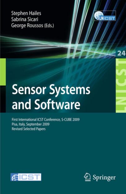 Bild zu Sensor Systems and Software von Stephen (Hrsg.) Hailes