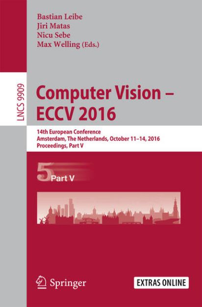 Bild von Computer Vision - ECCV 2016 von Bastian (Hrsg.) Leibe