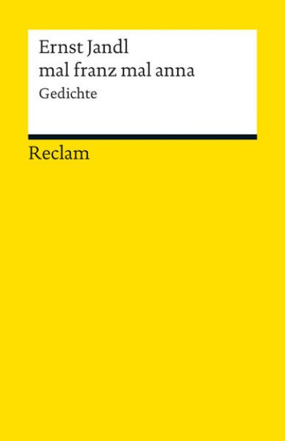 Bild von mal franz mal anna. Gedichte von Ernst Jandl