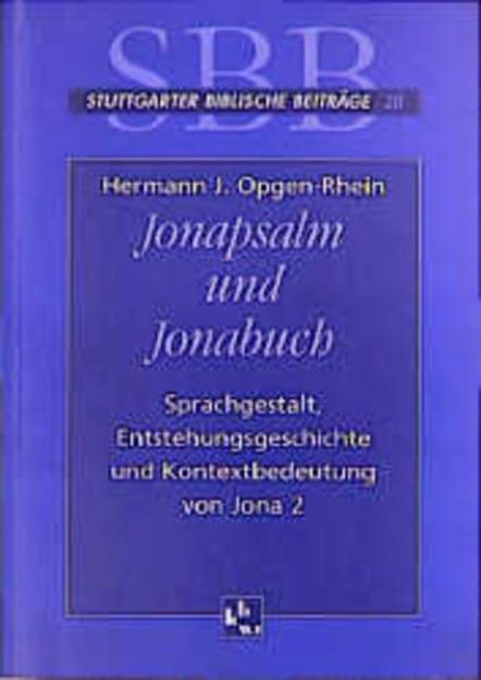 Bild von Jonapsalm und Jonabuch von Hermann J Opgen-Rhein