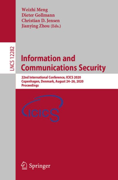 Bild von Information and Communications Security von Weizhi (Hrsg.) Meng