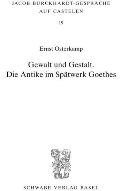 Bild von Gewalt und Gestalt von Ernst Osterkamp