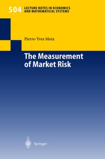 Bild von The Measurement of Market Risk von Pierre-Yves Moix