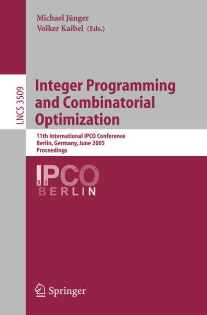 Bild von Integer Programming and Combinatorial Optimization von Michael (Hrsg.) Jünger