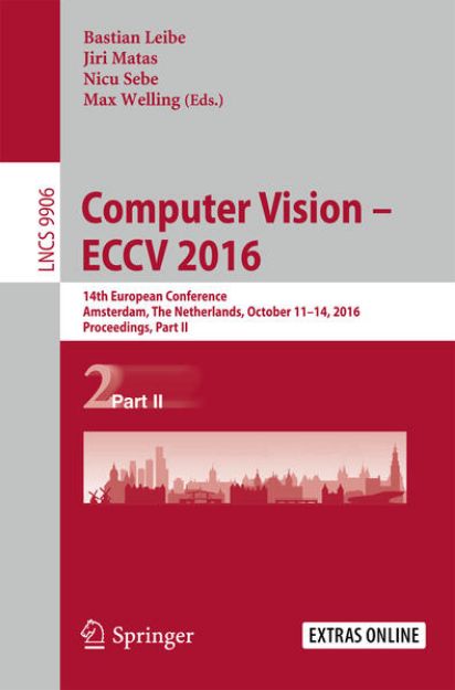 Bild von Computer Vision - ECCV 2016 von Bastian (Hrsg.) Leibe