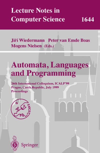 Bild von Automata, Languages and Programming von Jiri (Hrsg.) Wiedermann