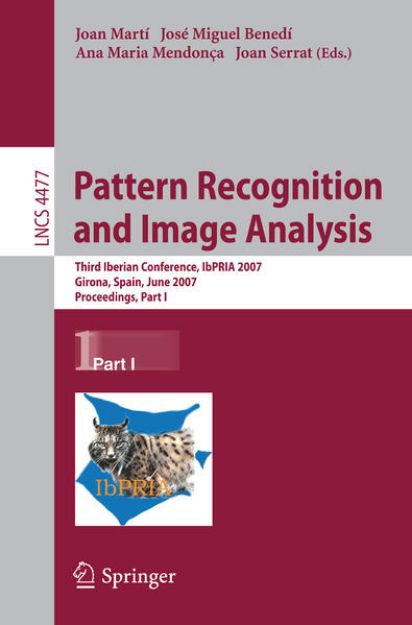 Bild von Pattern Recognition and Image Analysis von Joan (Hrsg.) Martí