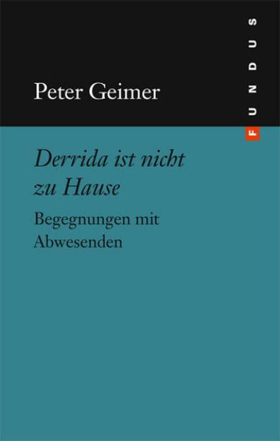 Bild von Derrida ist nicht zu Hause von Peter Geimer