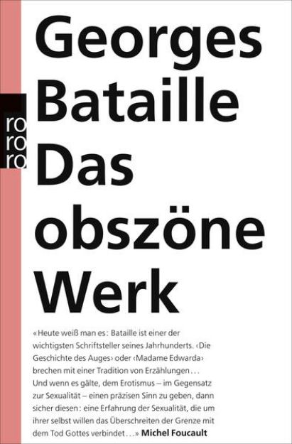 Bild von Das obszöne Werk von Georges Bataille