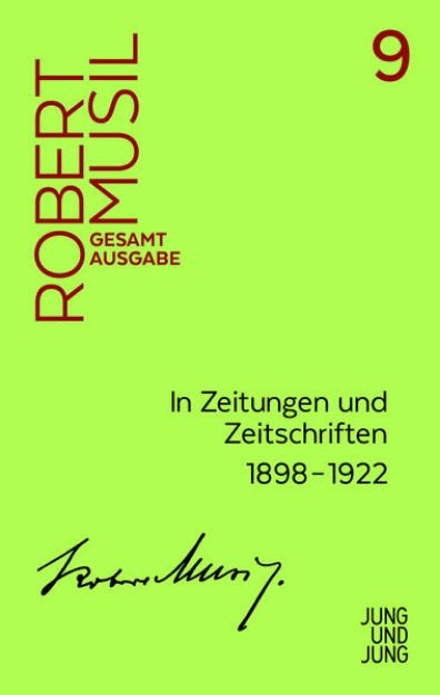 Bild zu In Zeitungen und Zeitschriften I von Robert Musil