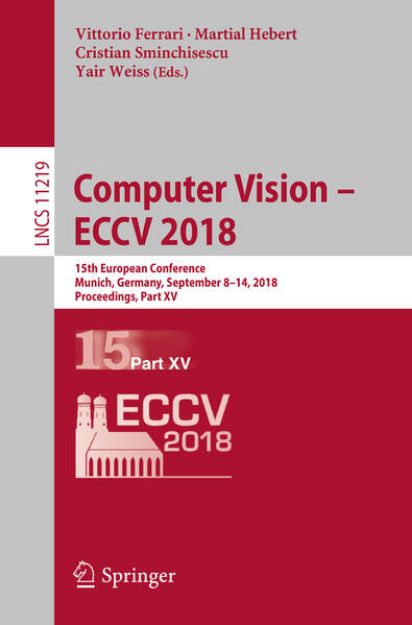 Bild zu Computer Vision - ECCV 2018 von Vittorio (Hrsg.) Ferrari