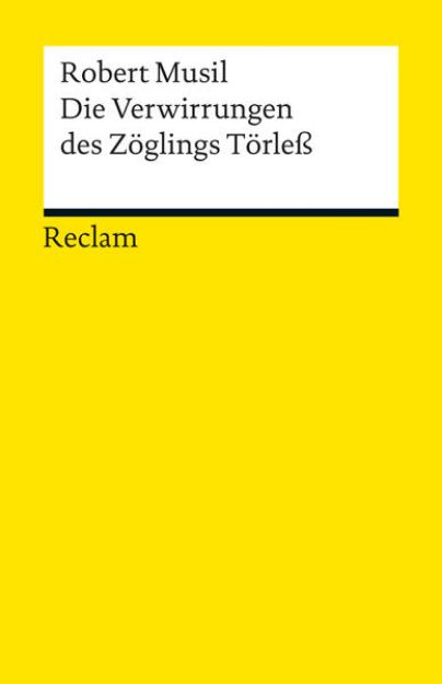 Bild von Die Verwirrungen des Zöglings Törleß von Robert Musil