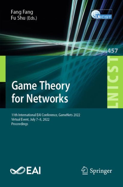 Bild zu Game Theory for Networks von Fu (Hrsg.) Shu