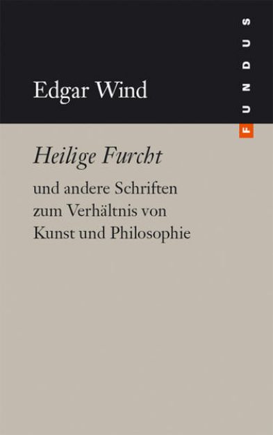 Bild zu Heilige Furcht von Edgar Wind