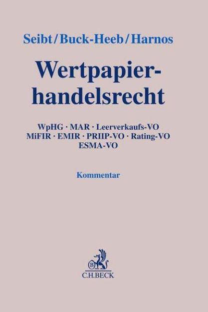 Bild von Wertpapierhandelsrecht von Christoph H. (Hrsg.) Seibt