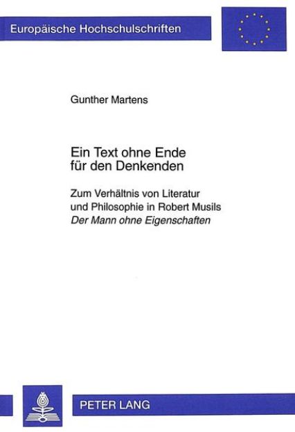 Bild von Ein Text ohne Ende für den Denkenden von Gunther Martens