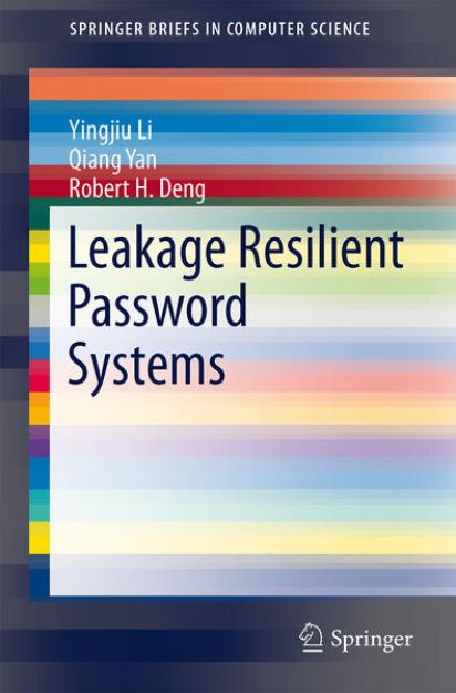 Bild von Leakage Resilient Password Systems von Yingjiu Li