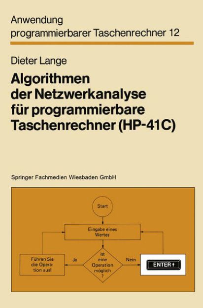 Bild von Algorithmen der Netzwerkanalyse für programmierbare Taschenrechner (HP-41C) von Dieter Lange