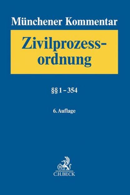 Bild von Münchener Kommentar zur Zivilprozessordnung Bd. 1: §§ 1-354 - Fortsetzungswerk von Wolfgang (Hrsg.) Krüger