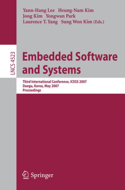 Bild von Embedded Software and Systems von Yann-Hang (Hrsg.) Lee