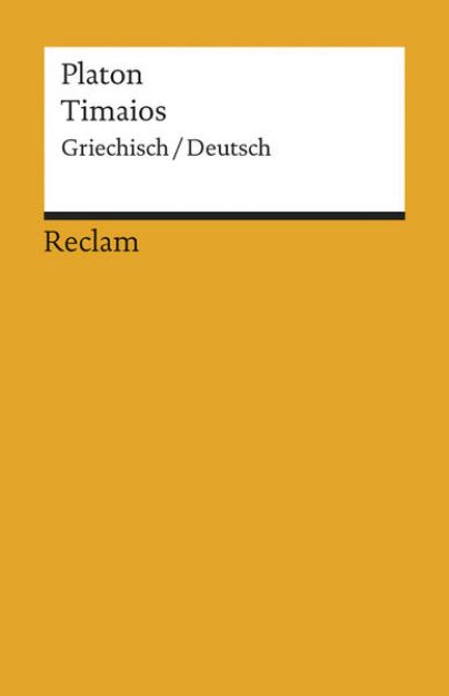 Bild von Timaios. Griechisch/Deutsch von Platon